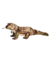 Aurora Large Komodo Dragon Miyoni Realistic Plush Toy Brown 20"