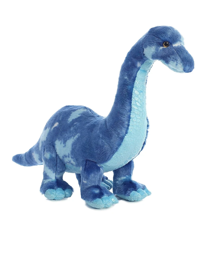 Aurora Large Brachiosaurus Dinos & Dragons Ferocious Plush Toy Blue 15.5"