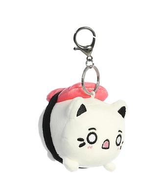 Aurora Mini Tuna Sushi Meowchi Keychain Tasty Peach Enchanting Plush Toy White 3.5"