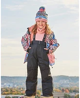 Deux par Deux Big Girls Two Piece Snowsuit Printed Retro Flowers With