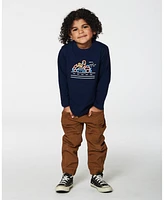 Deux par Big Boys T-Shirt With Print Navy