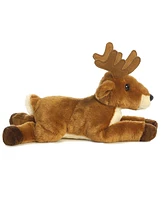 Aurora Medium White Tailed Buck Flopsie Adorable Plush Toy Brown 12"