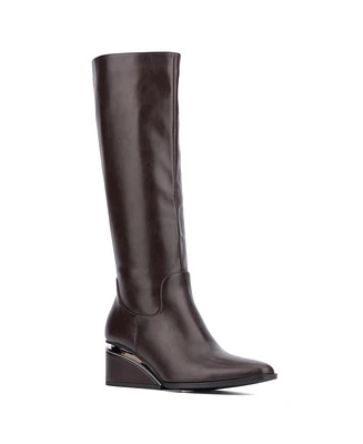 Women's Maegan Wedge Heel Tall Boot