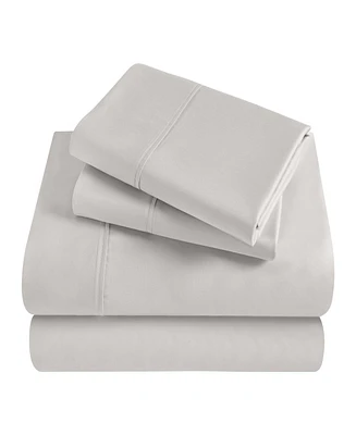 Superior Modal From Beechwood 400 Thread Count Lightweight Cooling Solid Deep Pocket Bed Sheet Set