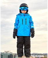 Deux par Kids Unisex Technical Mittens Black