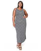 L I V D Plus Sarai Sleeveless Maxi Dress