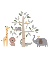 Lambs & Ivy Jungle Story Safari Elephant/Tree Nursery Wall Decals/Stickers