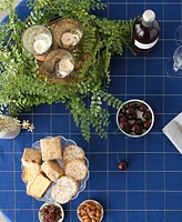 Design Imports Windowpane Tablecloth