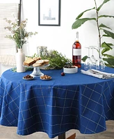 Design Imports Windowpane Tablecloth