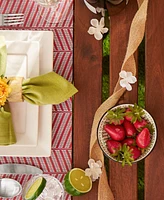 Design Imports Textured Twill Weave Placemat Set of 6
