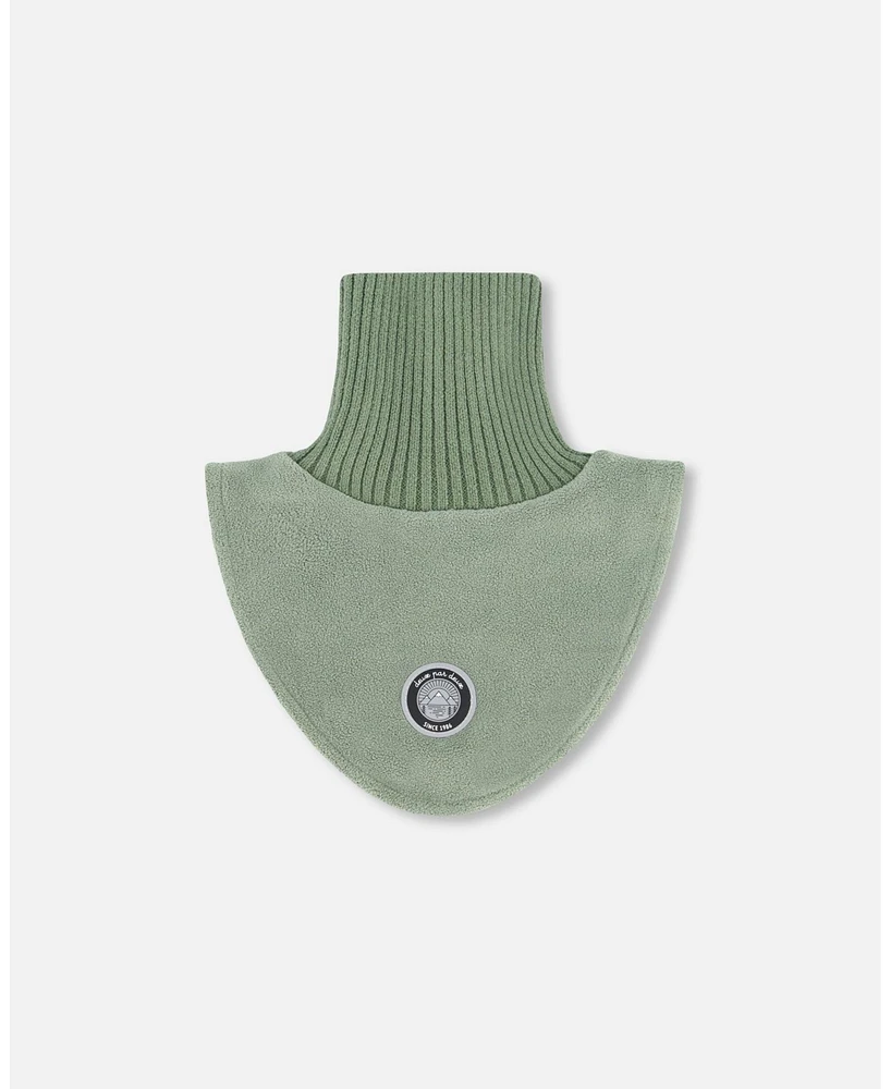 Deux par Boy Neckwarmer Sage Green - Toddler|Child