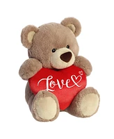 Aurora Large Love Bear Valentine Heartwarming Plush Toy Brown 15"