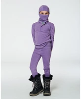 Deux par Deux Big Girls Two Piece Thermal Underwear Set Purple