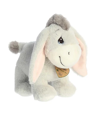 Aurora Small Dusty Donkey Precious Moments Inspirational Plush Toy Gray 9"