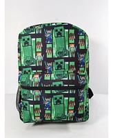 Minecraft Creeper All-Over Print 18” Backpack