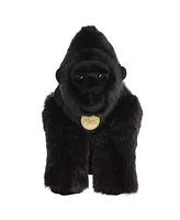 Aurora Large Silverback Gorilla Miyoni Realistic Plush Toy Black 13"