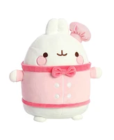 Aurora Medium Chef Molang Playful Plush Toy Pink 10"