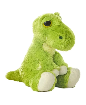 Aurora Medium T-rex Dreamy Eyes Enchanting Plush Toy Green 10"