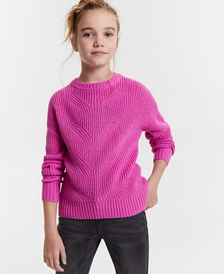 Epic Threads Girls Solid Cable Pullover Sweater, Created for Macy's