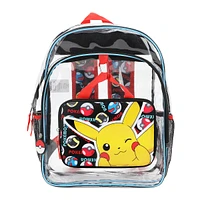 Pokemon Pikachu 5-Piece Backpack & Lunchbox Set With Water Bottle