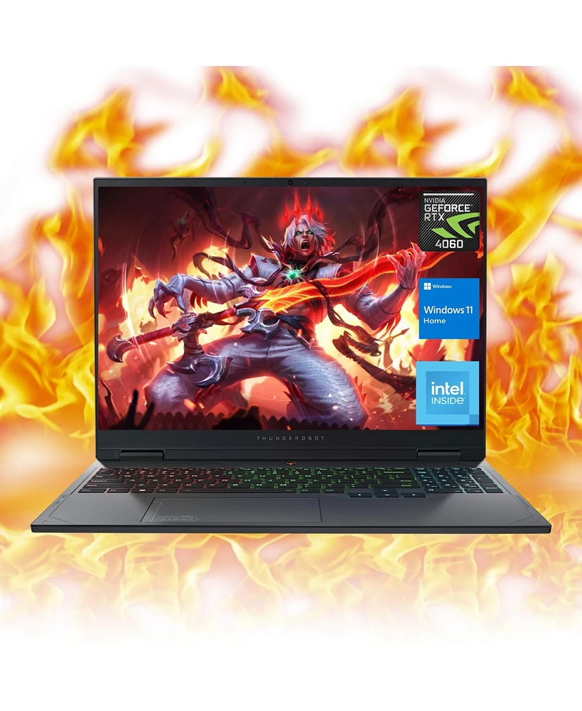 Thunderobot Hunter Blade 16" Gaming Laptop Intel Core i9-13900HX 32GB Ram Nvidia GeForce Rtx 4060 1TB Ssd Storage Windows 11 Home Wqxga 240Hz - Grey