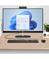 Hp Essential 27-cr0000t All-in-One Desktop, 27" Fhd Touchscreen 60Hz, Intel Core i7-1355U, Intel Uhd Graphics, 8GB DDR4 Ram, 512GB PCIe M.2 Ssd, Wi