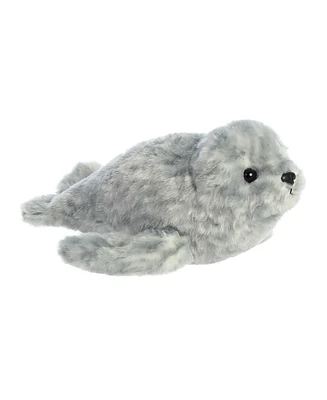 Aurora Small Harbor Seal Mini Flopsie Adorable Plush Toy Gray 8"