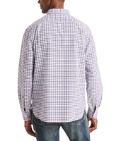 Nautica Men's Relaxed-Fit Plaid Button-Down Oxford Shirt