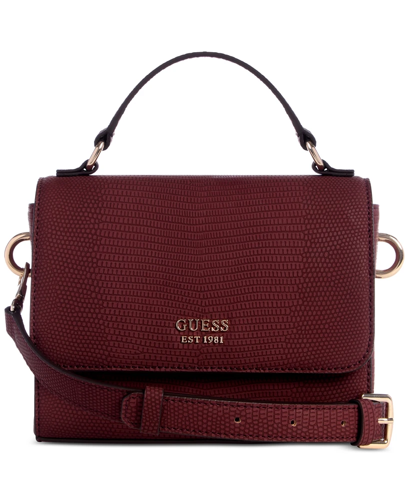 Guess Lyndi Mini Top Handle Flap Crossbody