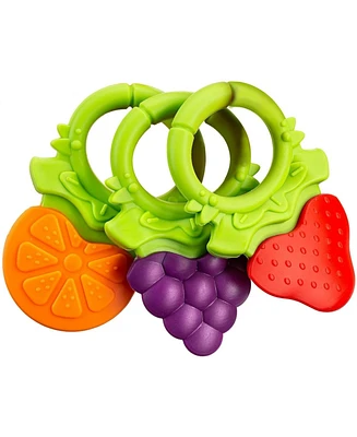 Sperric Baby Baby Teething Toys for Newborns 0-6 Months | Textured Silicone Teethers 6-12 Months | Bpa Free | Sensory Exploration | Fruit Shaped | Soo