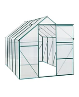 Mondawe Green-6 x 8 Ft Outdoor Patio Greenhouse