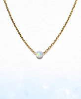 Girls Crew Faux Opal Necklace