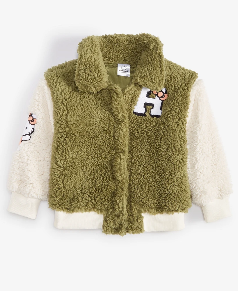 Hello Kitty Toddler & Little Girls Faux-Sherpa Jacket