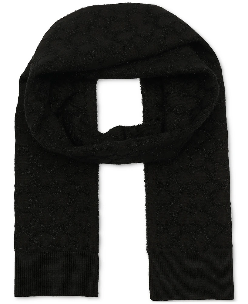 Coach Women's Signature C Metallic Muffler Scarf