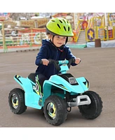 Slickblue 6V Kids Electric Atv 4 Wheels Ride-On Toy