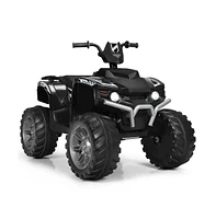 Slickblue 12V Kids Ride on Atv with Led lights and Treaded Tires