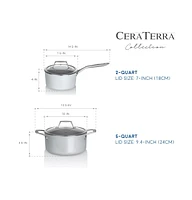 Techef CeraTerra - 6 Piece Cookware Set