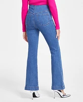 I.n.c. International Concepts Women's High Rise Pull-On Flare Jeans, Created for Macy's