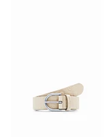 Desigual Women's Geometric leather belt