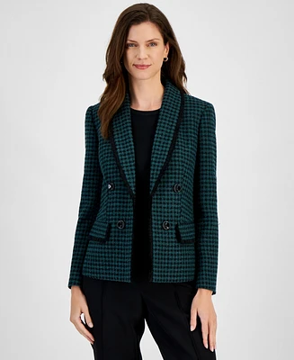 Kasper Women's Tweed Faux Double-Breasted Jacket