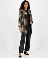 Kasper Women's Checkered Topper Jacket