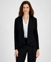 Kasper Women's Shawl-Collar Open-Front Jacket