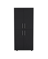 Fm Furniture Hazel Armoire in melamine with 2 doors
