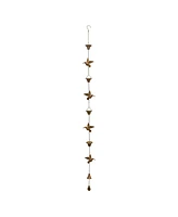 Slickblue Iron Hummingbird Rain Chain 69L