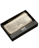 I.n.c. International Concepts Boxed Hazel Zip-Around Metallic Snake-Embossed Wristlet, Created for Macy's