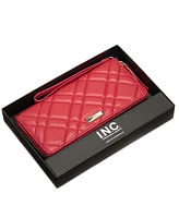 I.n.c. International Concepts Boxed Hazel Zip-Around Quilt Wristlet, Created for Macy's