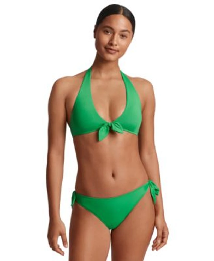 Lauren Ralph Lauren Womens Tie Front Bikini Top Side Tie Bottoms