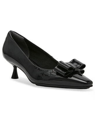 Anne Klein Women's Theresa Bow Kitten Heel Dress Pumps