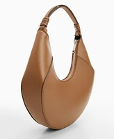 Mango Women's Leather-Effect Shoulder Bag