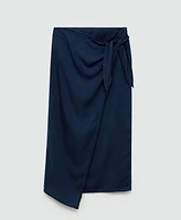 Mango Women's Lyocell Sarong Skirt